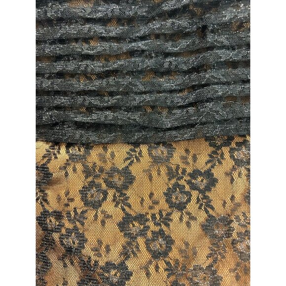 Guy Laroche Paris Black Lace Sleeveless Top Size 40 US 6 - Picture 5 of 5